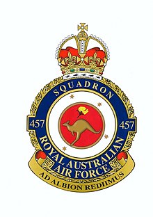 457 Squadron RAAF insignia