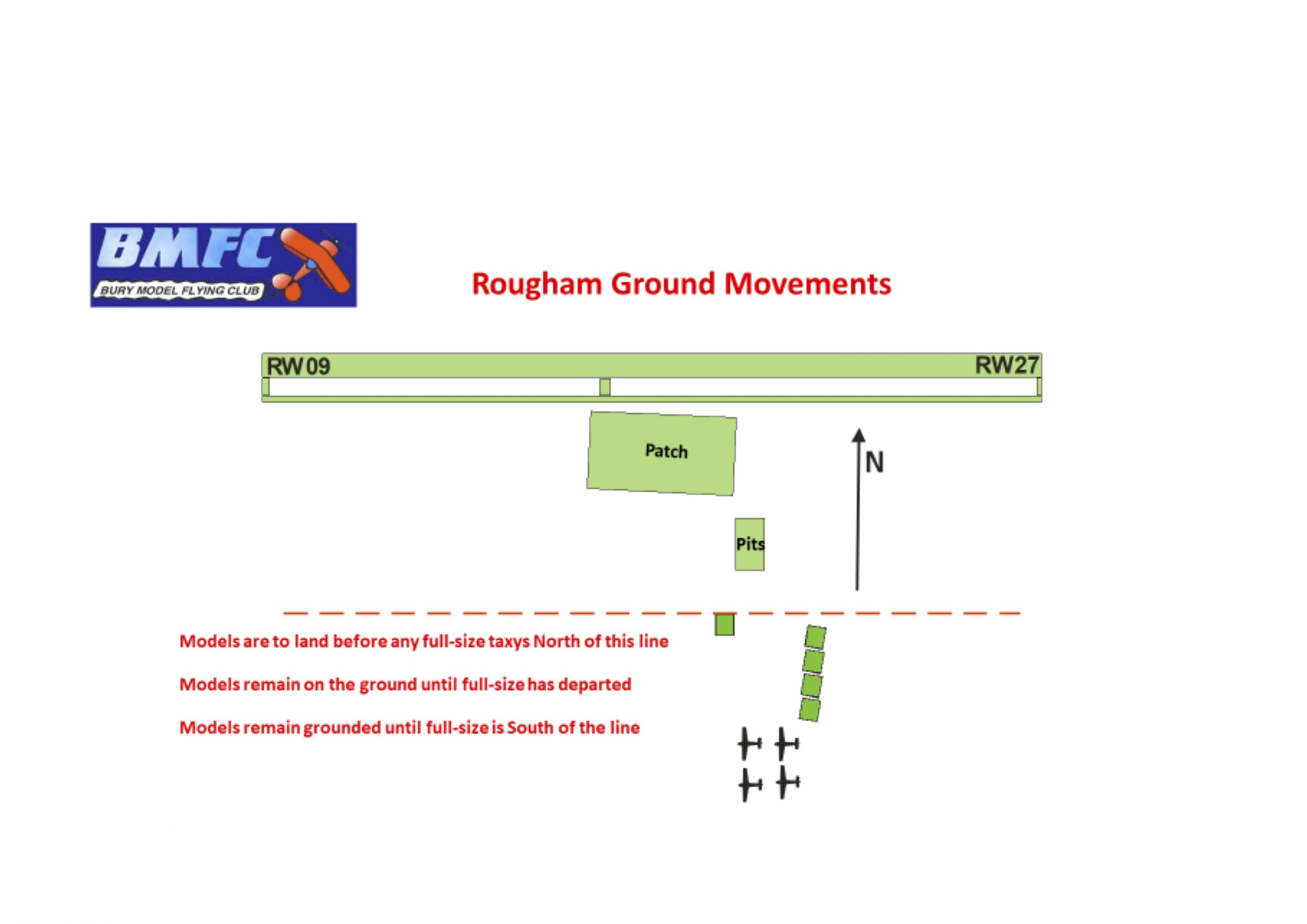 Rougham safety rule diagrams, Dec 2012