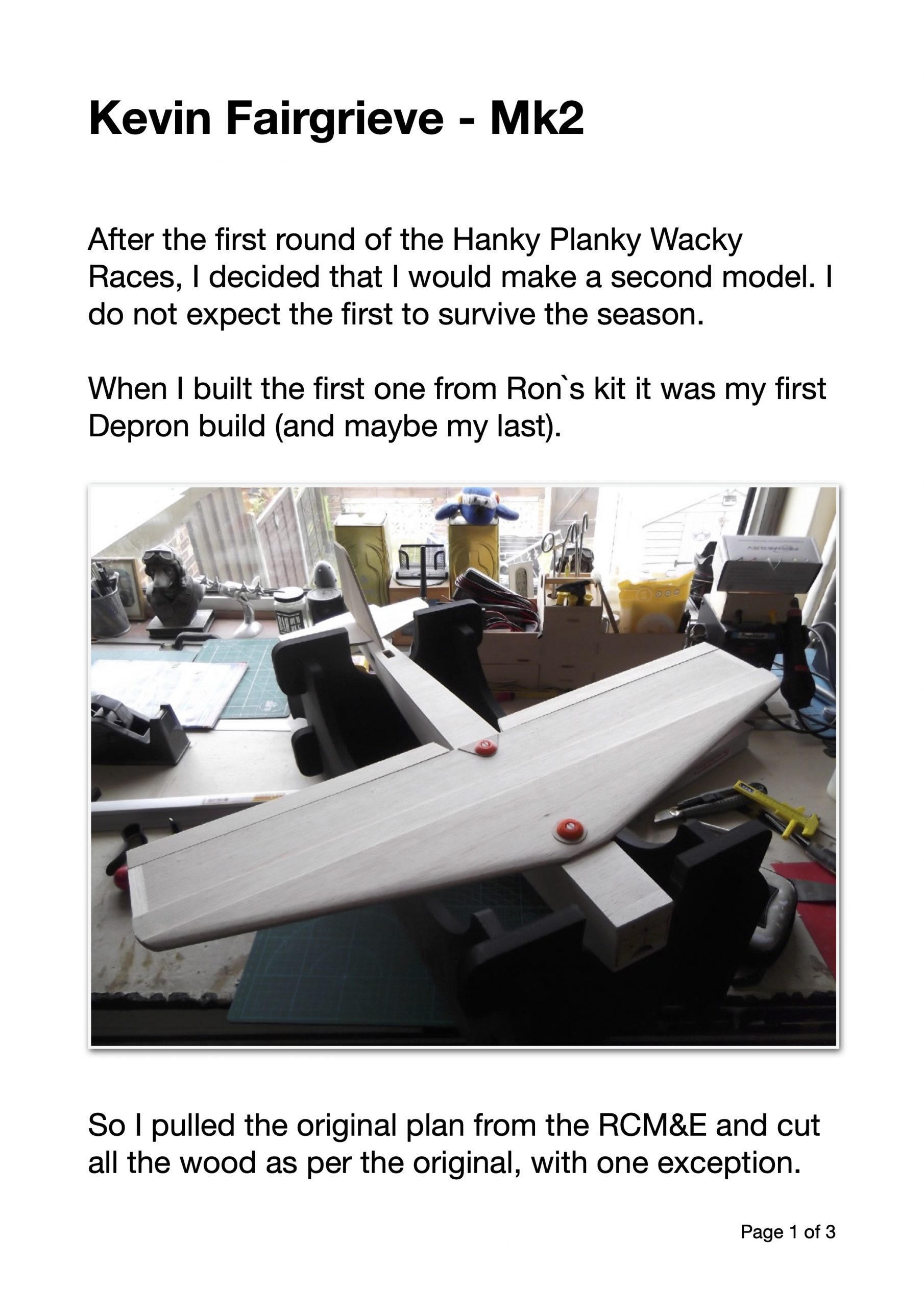Kevin Fairgrieve, Hanky Planky Mk2